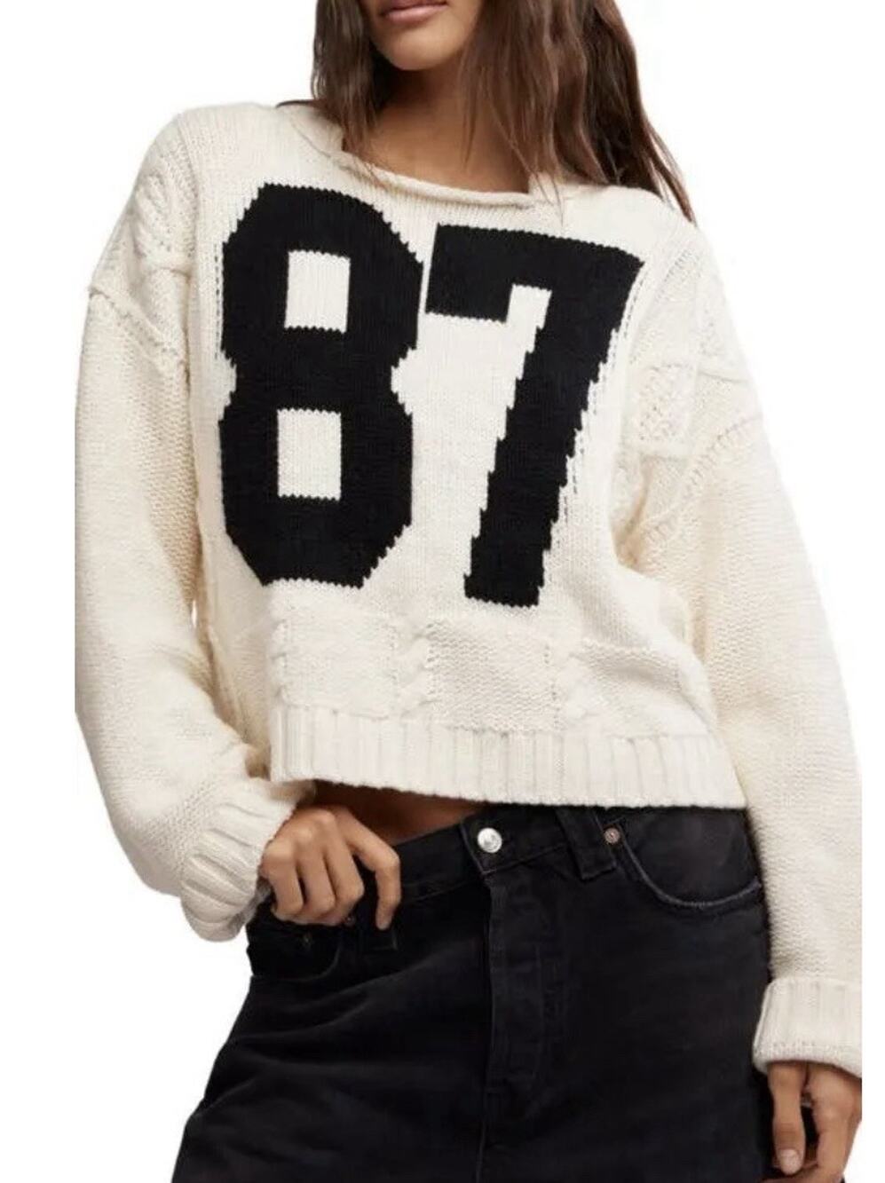 ▪️NWOT We The Free 87 Oversize Pullover Knit Sweater SZ Small
